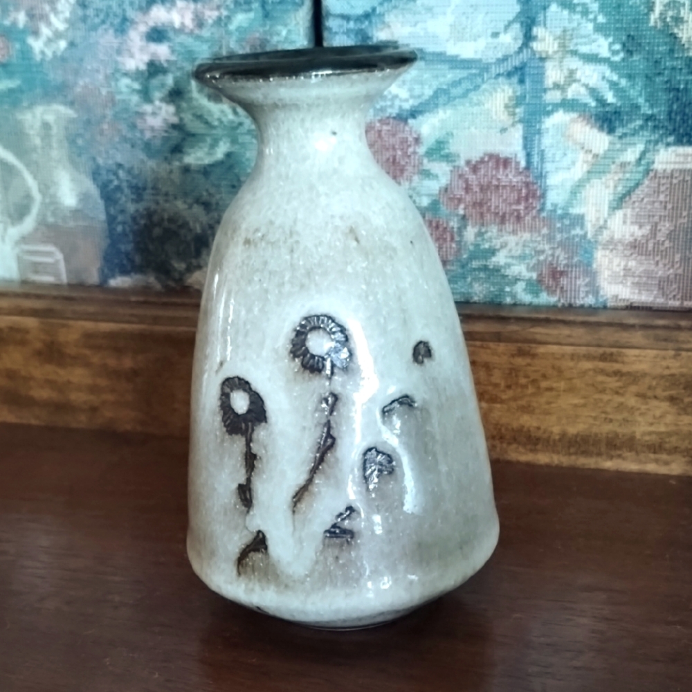 Pottery Bud Vase